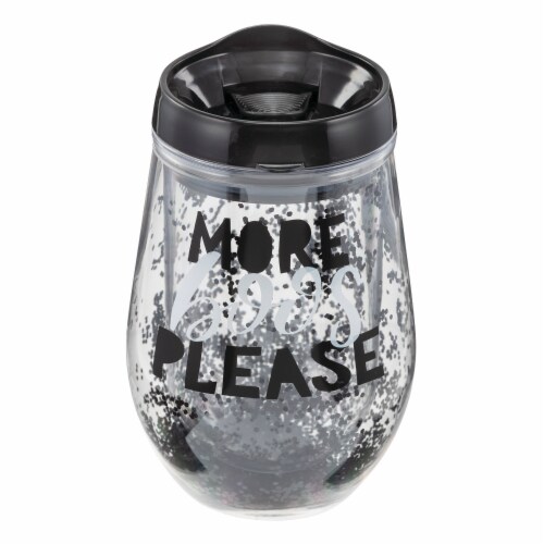 Holiday Home More Boos Please Wine Tumbler - Clear Perspective: front
