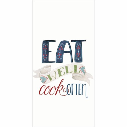 Dash of That Kitchen Towel - Eat Well & Cook Often Perspective: front