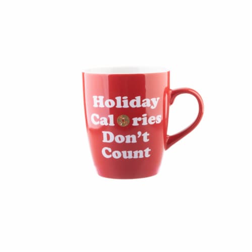 Holiday Home Holiday Calories Don't Count Jumbo Mug Perspective: front