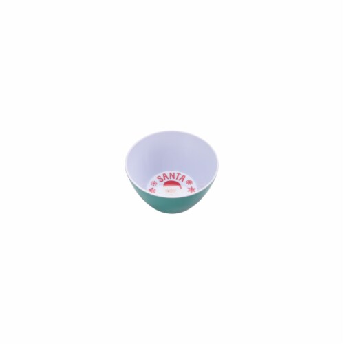 Holiday Home Melamine Tidbit Bowl - Santa Perspective: front
