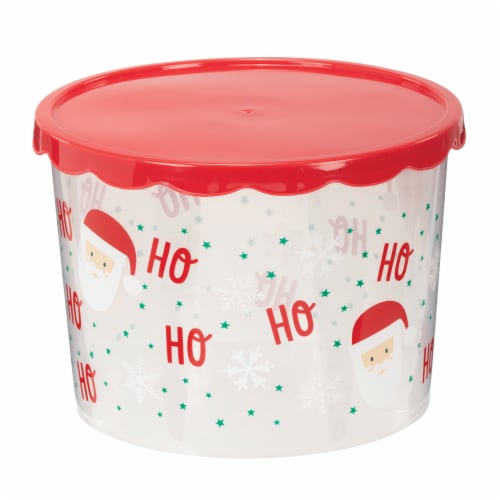 Holiday Home Christmas Cookie Container - Santa, 1 ct - Kroger