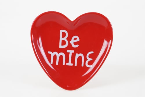 Holiday Home "Be Mine" Tibit Plate Perspective: front