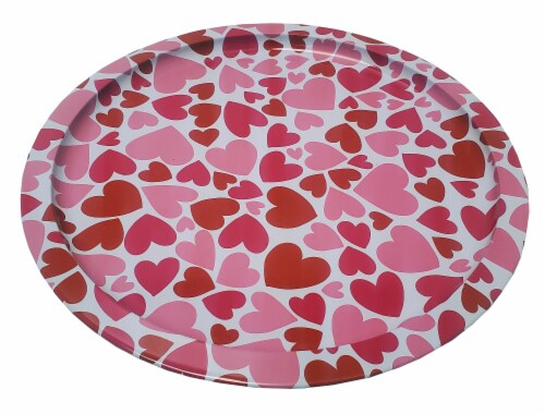 Holiday Home Tin Tray - Hearts Perspective: front