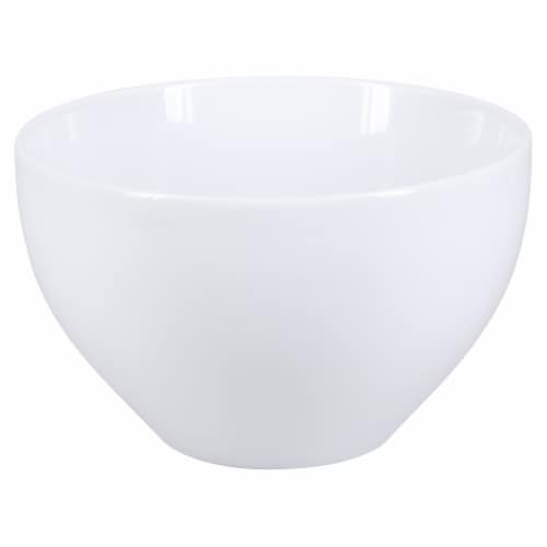 Dash of That St John Conical Bowl - White Perspective: front