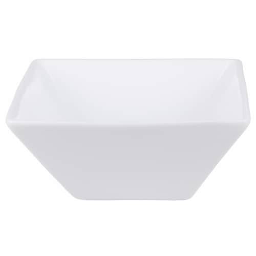 Dash of That™ Broadway Square Flare Bowl - White Perspective: front
