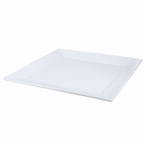Dash of That™ Fremont Square Plate - White Perspective: front