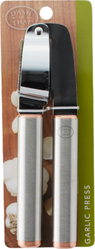 Dash of That™ Garlic Press - Silver Perspective: front