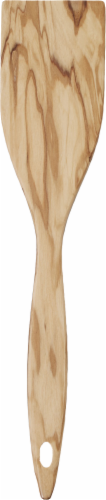 Dash of That Olivewood Flat Spoon - Tan Perspective: front