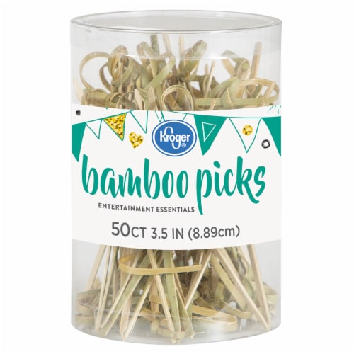 Kroger® Entertainment Essentials Bamboo Picks Pack Perspective: front