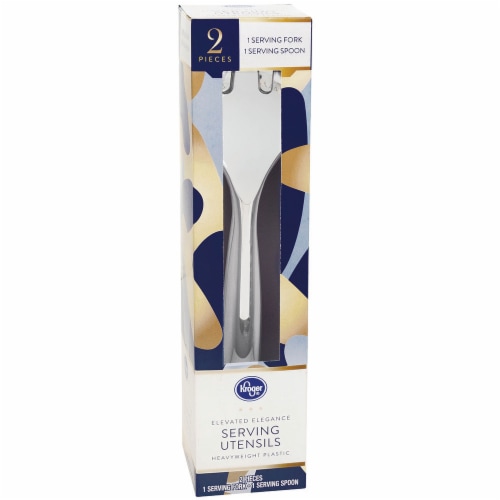 Kroger® Elevated Elegance Heavyweight Plastic Serving Utensils Perspective: front