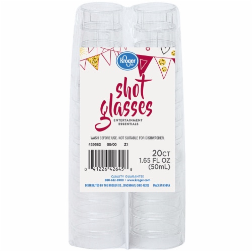Kroger® Entertainment Essentials Shot Glasses - Clear Perspective: front