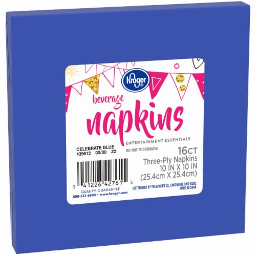 Kroger® Entertainment Essentials Celebrate Party Paper Napkins Perspective: front