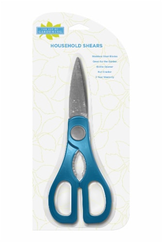 The Joy of Gardening® Household Shears - Blue Sapphire Perspective: front