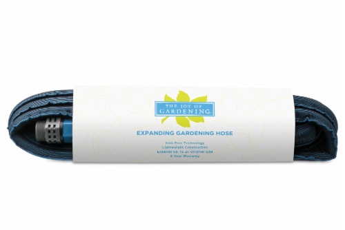 The Joy of Gardening® Expanding Gardening Hose - Blue Sapphire Perspective: front