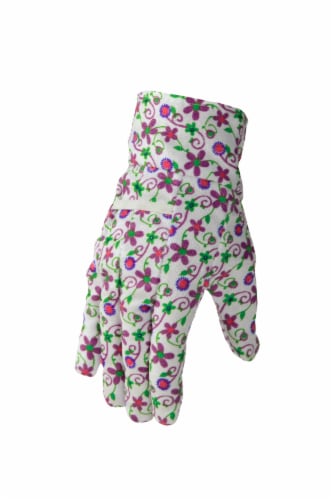The Joy of Gardening Garden Gloves - Plum Caspia Perspective: front