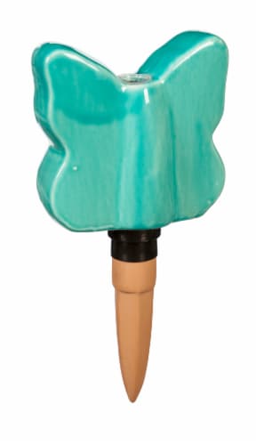 The Joy of Gardening Butterfly Watering Globe With Spike Perspective: front