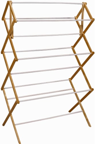 Everyday Living Wood Folding Drying Rack 1 Ct King Soopers