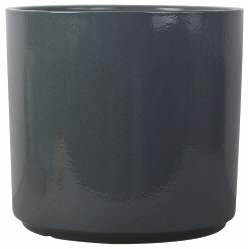 The Joy of Gardening Cylinder Planter - Quarry Perspective: front