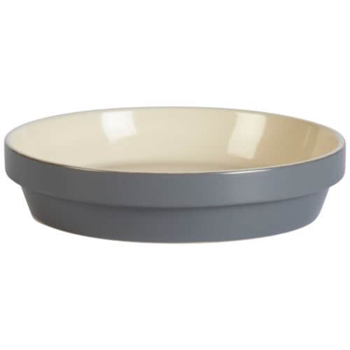 Dip Dinner Bowl - Monument Gray Perspective: front