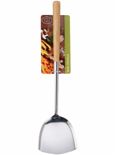 Dash of That Stainless Steel Wok Paddle Perspective: front