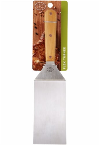 Dash of That™ Stainless Steel Flex Turner - Silver Perspective: front