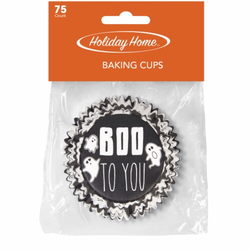 Holiday Home® Boo to You Baking Cups - Black Perspective: front