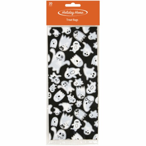 Holiday Home™ Ghosts Treat Bags - Black Perspective: front