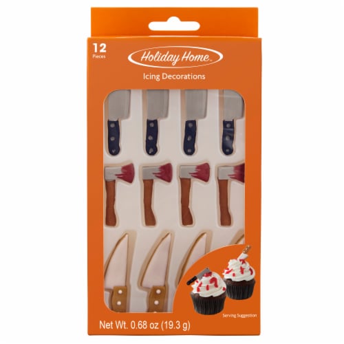 Holiday Home™ Gory Halloween Icing Decorations Perspective: front