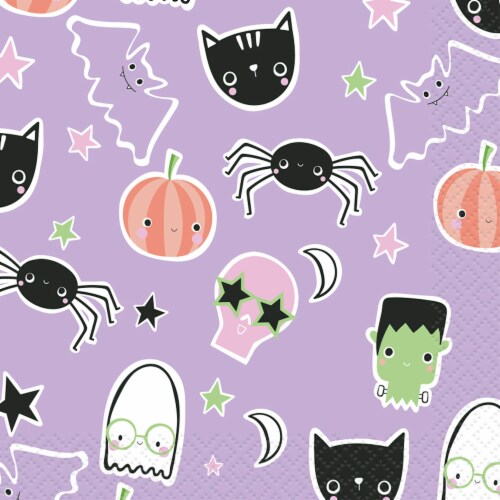 Holiday Home Boo Squad Beverage Napkins Perspective: front