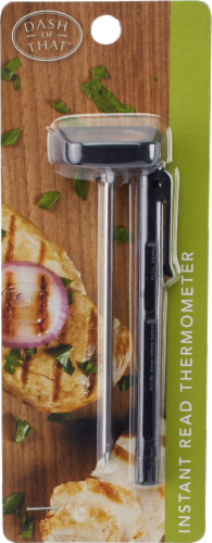 Dash of That™ Instant Read Thermometer with Sheath - Black Perspective: front