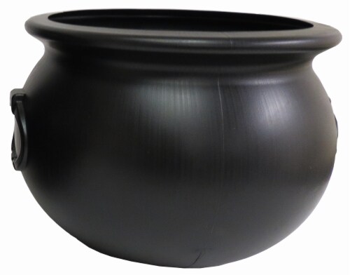 Holiday Home Medium Halloween Cauldron - Black Perspective: front