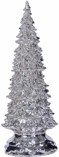 HD Designs Holiday Christmas Tree with LED Light - Silver Perspective: front