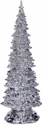 HD Designs Holiday Christmas Tree with LED Light - Silver Perspective: front