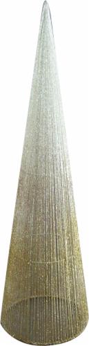 HD Designs® Holiday Ombre Tree Décor - Gold Perspective: front