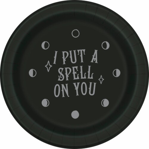 Holiday Home® I Put a Spell on You Mystical Paper Plates Perspective: front