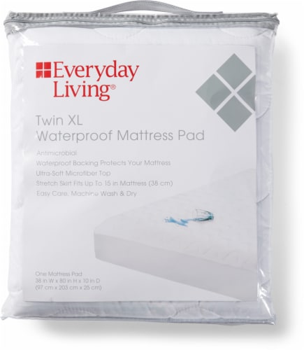 Everyday Living® Waterproof Mattress Pad Perspective: front