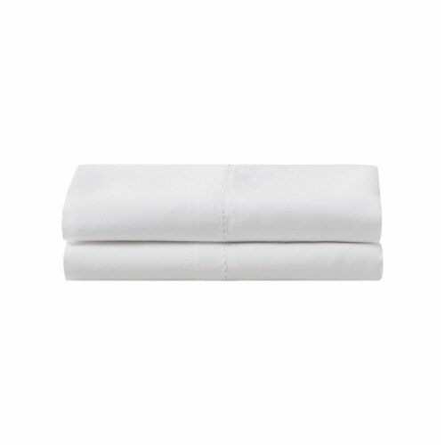 Modavari Home Fashions Organic Pillow Case - 2 Pack - White Perspective: front