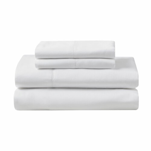 Modavari Home Fashions Organic Sheet Set - White Perspective: front