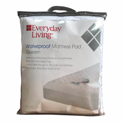 Everyday Living® Waterproof Mattress Pad Perspective: front