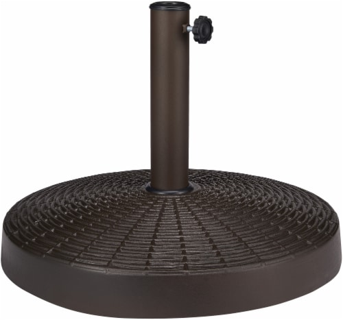 HD Designs Outdoors Umbrella Base - Brown Perspective: front