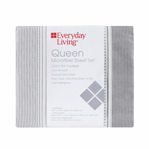 Everyday Living® Tulum Cababa Twin XL Microfiber Sheet Set Perspective: front