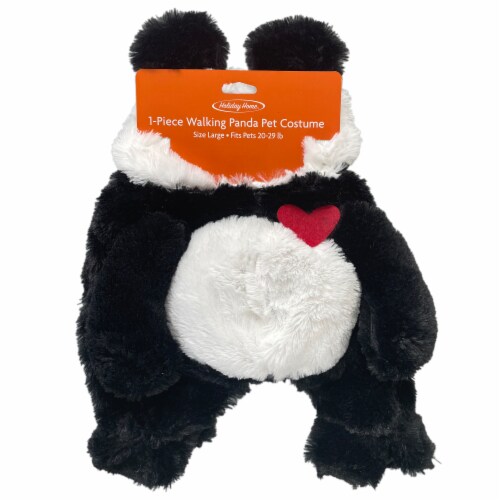 Holiday Home® Large Pet Panda Costume Perspective: front