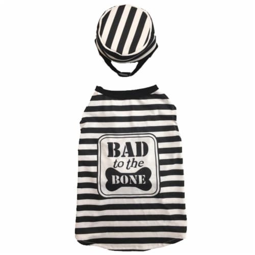 Holiday Home® Small Bad to the Bone Pet Costume Perspective: front
