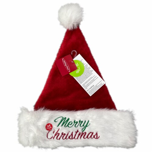 Holiday Home Lighted Santa Hat Perspective: front