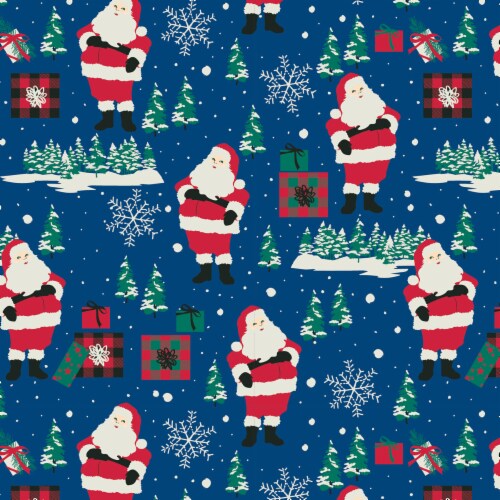 Holiday Home® Santa's List Gift Wrap Perspective: front