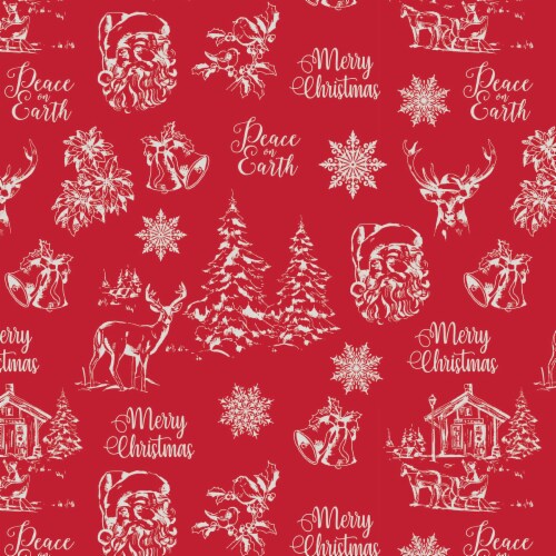 Holiday Home® Gift Wrap - Merry Christmas Perspective: front