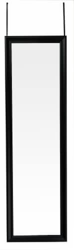 HD Designs Over-the-Door Mirror - Black Perspective: front