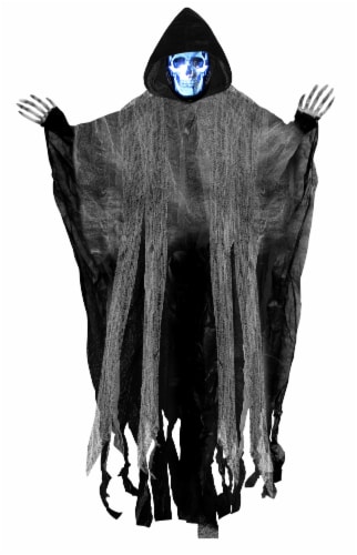 Holiday Home Projection Face Reaper Decoration Perspective: front