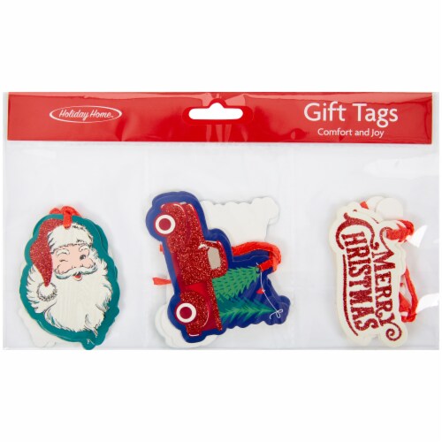 Holiday Home® Comfort and Joy Gift Tags Perspective: front