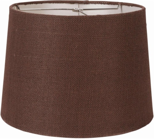 HD Designs® Drum Lamp Shade - 14 Inch - Dark Linen Perspective: front